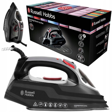 Парова праска Russell Hobbs 3100 Вт — швидке та зручне прасування одягу