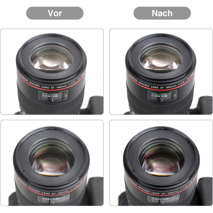 Набір для чищення камери: 17 шт. (об'єктиви, фільтри, смартфони)