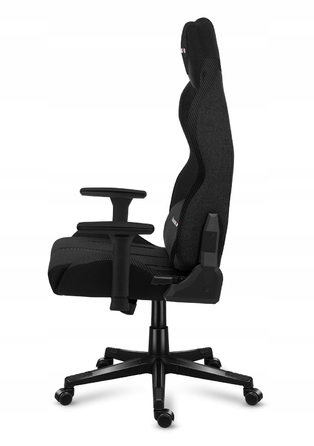 Ігрове крісло Huzaro Force 7.9 Black Mesh, тканина, чорне