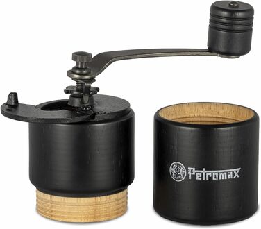 Ручна кавомолка Petromax з чавунним жорном, 5 рівнів помолу, регульована