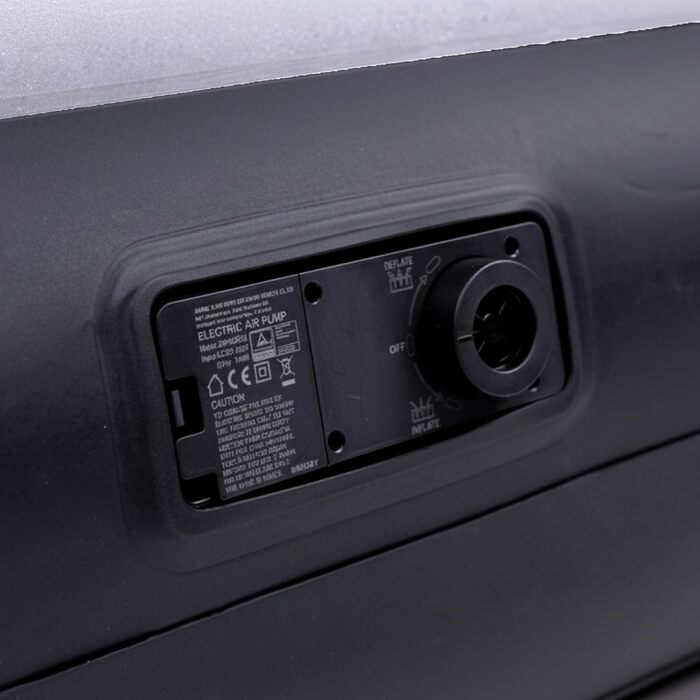 Надувний матрац-ліжко AVENLI для 2 осіб з інтегрованим насосом, флаокована поверхня, 191x99x36 см (для кемпінгу та дому)