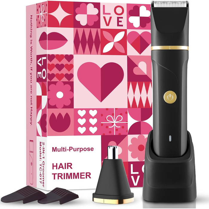 Електричний жіночий тример 3-в-1 для тіла, обличчя, ніг, рук, під пазухами та в зоні бікіні, водонепроникний, перезаряджається, зелено-чорний