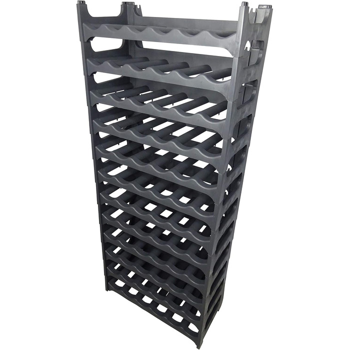 Wine rack for 72 bottles, anthracite/Quality Made in Germany