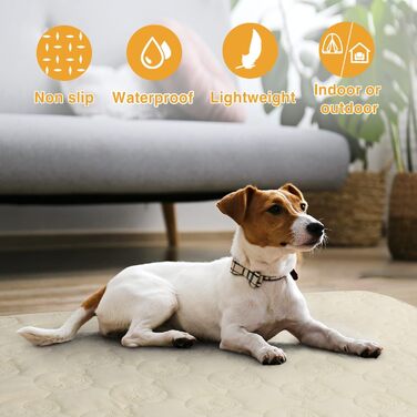 Водонепроникний килимок для собак Pawsee, 150 x 120 см, антиковзаюча підстилка для собак, захисний коврик для дивана, легко миється