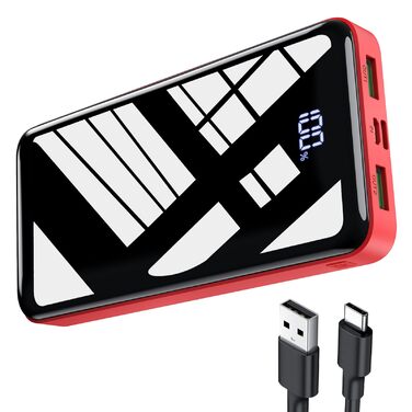 Power Bank Bextoo 27000mAh 22.5W PD Червоний - Зовнішній акумулятор для телефону