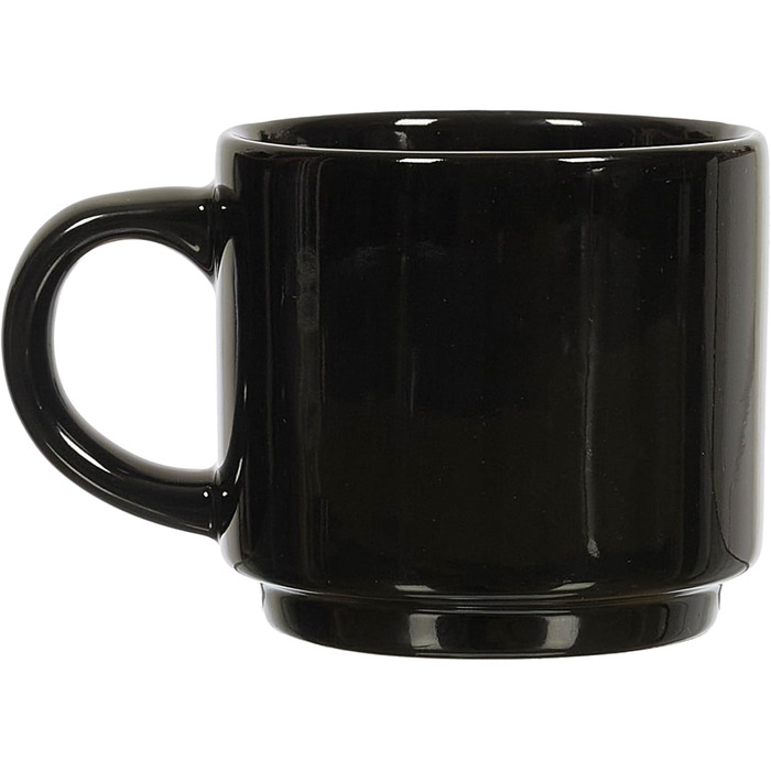 Набір келихів HOME DECO FACTORY KA0500 (4 шт.) з підставкою, кераміка, бежевий, коричневий, чорний, білий