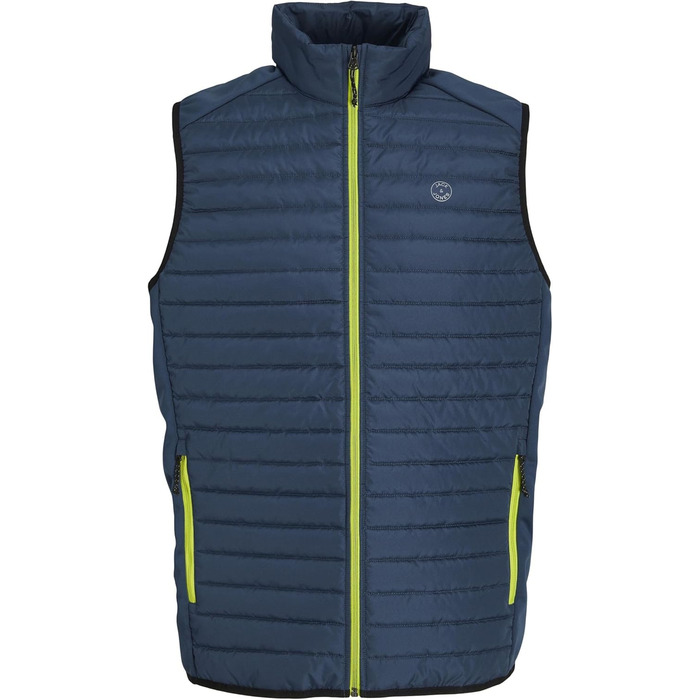 JACK & JONES чоловіча степкова жилетка 4XL великі розміри, колір Росін/Деталь: мармеладний контраст