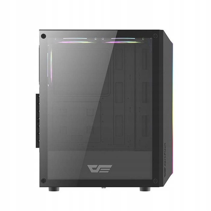 Корпус для комп'ютера Darkflash DK151 ARGB Midi Tower ATX, чорний, з вікном