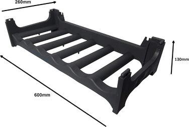 Wine rack for 72 bottles, anthracite/Quality Made in Germany