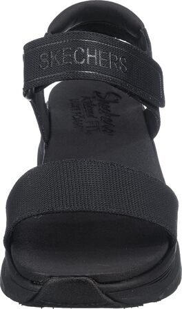 Skechers D'Lux Walker New Block: жіночі сандалі Skechers, чорні, сітка, 40 EU
