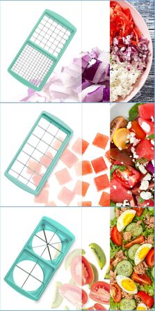 Genius Nicer Dicer Fusion: Набір для нарізання овочів та фруктів (10 частин)