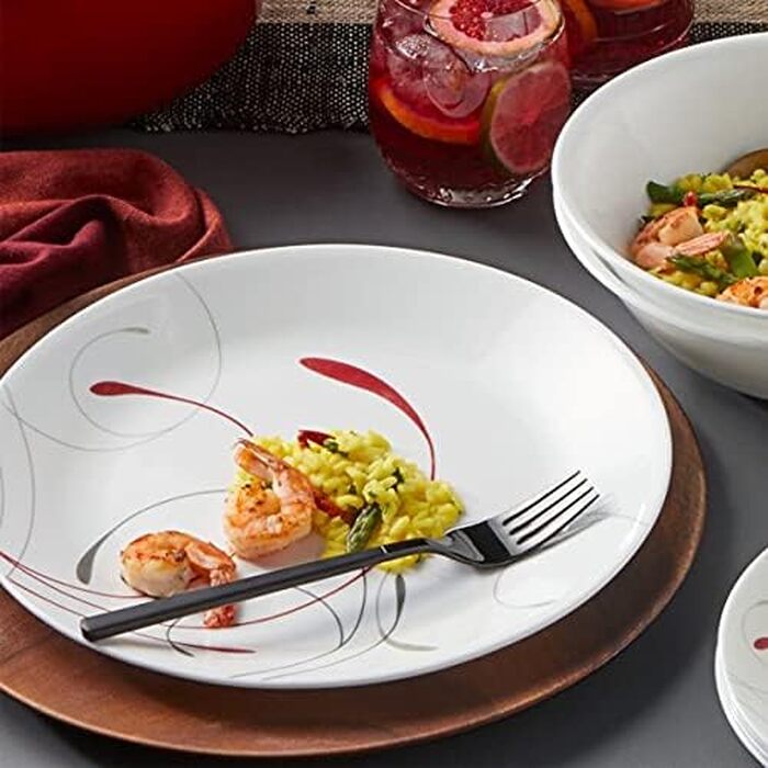 Сервіз Corelle Splendor, набір посуду на 4 особи, 12 предметів, стійкий до сколів та тріщин