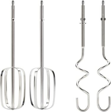 Електричний міксер Kenwood Handrührer HMP30.A0SI срібного кольору, 5 швидкостей, нержавіюча сталь