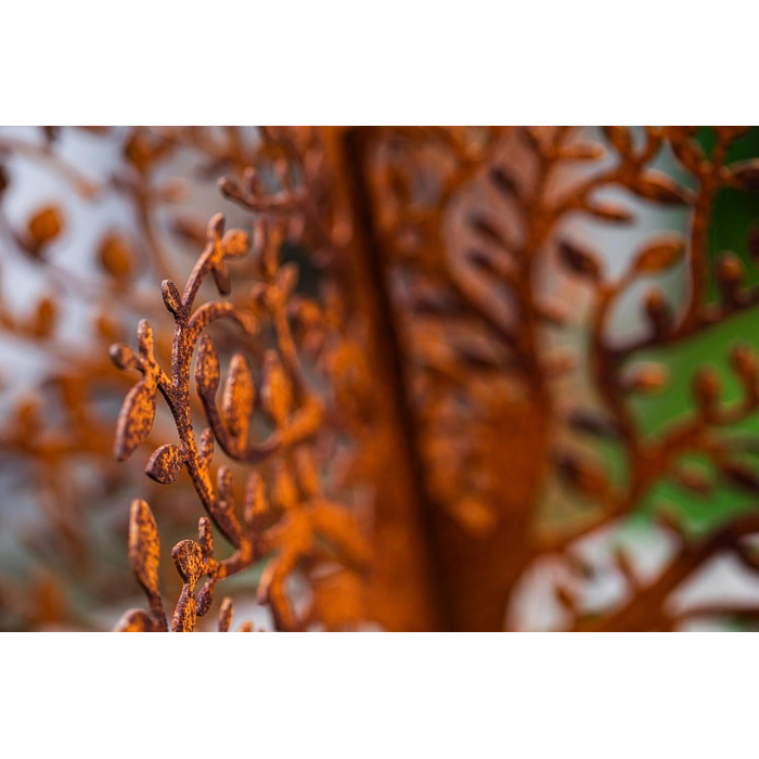 Bornhöft Metal Rust Garden Decor, Patina Rust, Rusty Garden, Rust Decor, Tree, Tree of Life, Garden Decor, Patina Rust, Table Decor, Metal Rust Look (Tree Large)