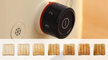Тостер Bosch MyMoment TAT3M127, 950 Вт, на 2 тости, з функцією розморожування, бежевий