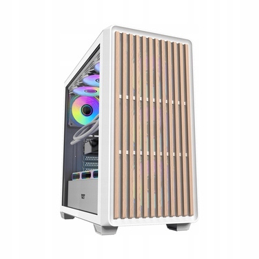 Корпус для комп'ютера darkFlash DS900WD Midi Tower (білий, ATX, загартоване скло, gaming)