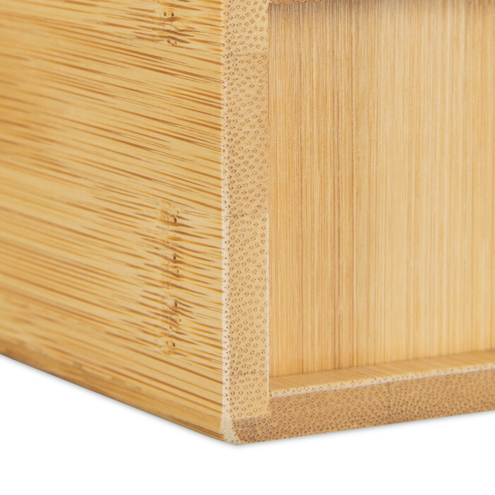 Relaxdays Bamboo Toothbrush Holder