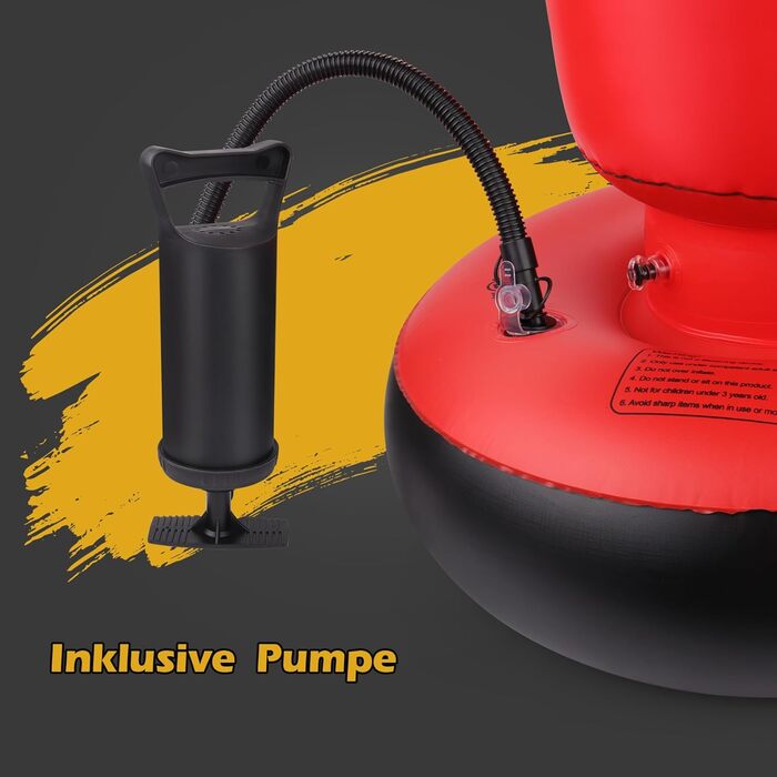 Дитячий боксерський мішок для карате та тхеквондо - 160 см, стоячий, для зняття стресу, з повітряним насосом. Підходить для хлопчиків та дівчаток 3-10 років