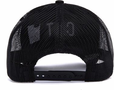 Кепка CAT Unisex Raised Logo Mesh чорна, універсальний розмір
