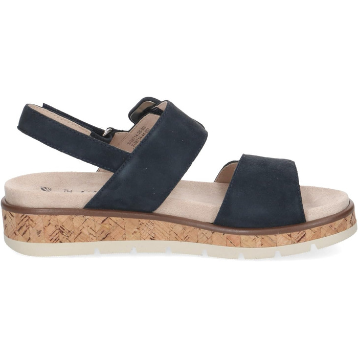 Босоніжки жіночі Caprice на платформі зі шкіри замші Ocean Suede, 40 EU