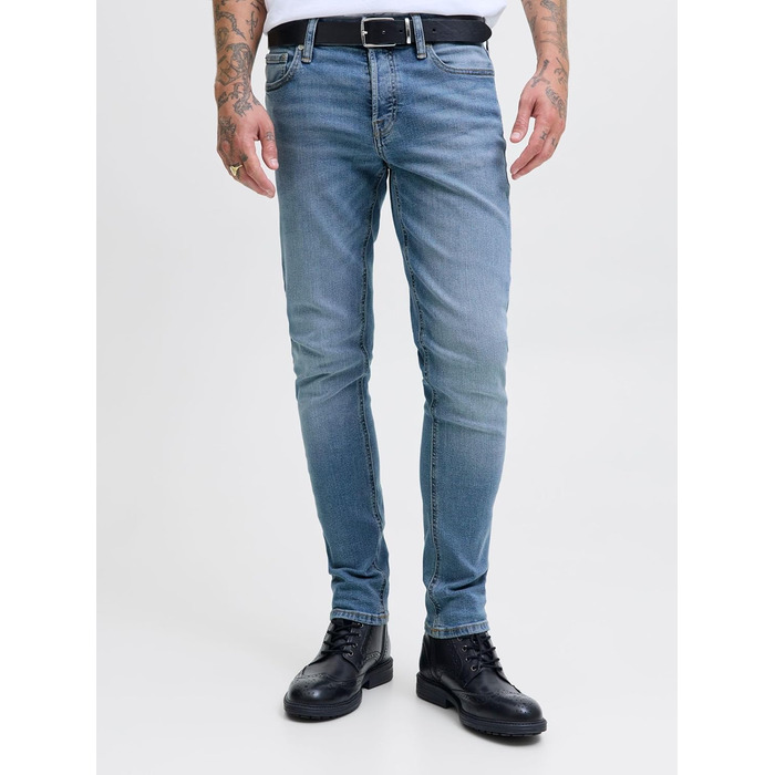 Джинси чоловічі JACK & JONES Glenn Slim Fit, оригінал, синій денім (32W/30L)