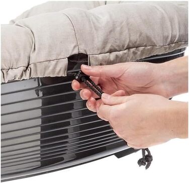 Крісло-лежанка для собак та котів Ferplast SOFA 'CUSHION' - м'яке, зручне, 85 x 62 x 28.5 см, сірий/taupe