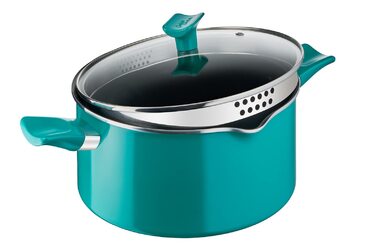 Каструля Tefal Chefclub Brat 24 см з антипригарним покриттям Titanium, індукційна, з термоіндикатором