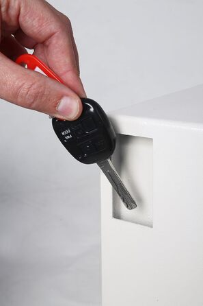 Шкафчик для ключів Phoenix Cygnus KS0032E на 48 ключів, білий, 36x30x10 см