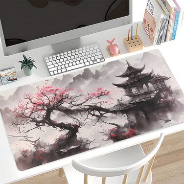 Килимок для миші ігровий XXL 900x400 мм, з антиковзким покриттям, вологостійкий, для ПК, MacBook, Laptop