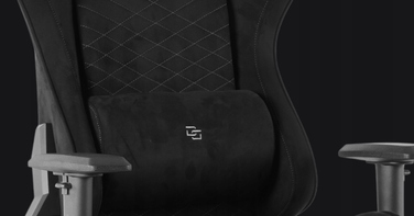 Ігрове крісло Delagear G 600 DIAMOND, чорна тканина