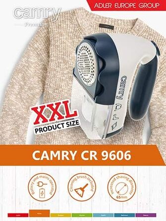 Електрична фрезерна машинка Camry CR-9606 зі сталевими лезами – для видалення ворсу та ниток
