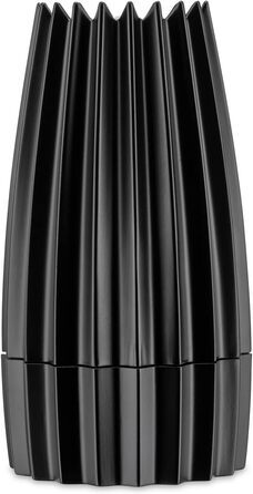 Млин для солі, перцю та спецій Alessi WAL03 B, литий алюміній, чорний, 7,5x7,5x14,2 см