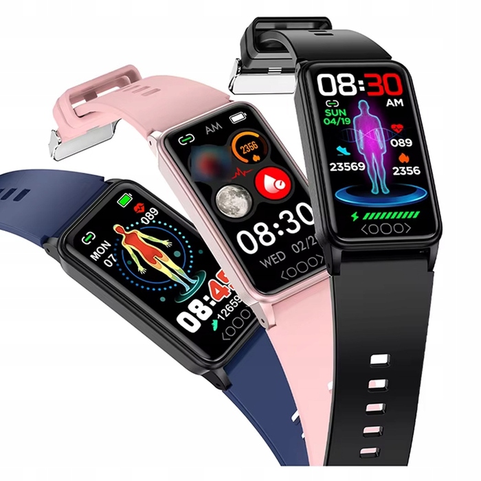 Смарт-годинник Smart-Trend: моніторинг глюкози, температури та ЕКГ, чорний