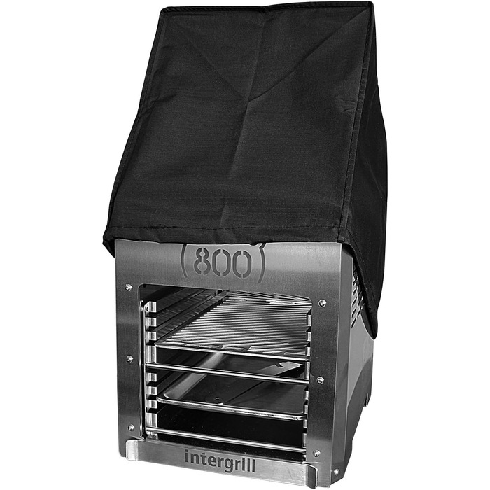 Чохол для гриля Intergrill 800° XL, водонепроникний, 600D Oxford, для газового та електричного гриля 41x32x36,5 см