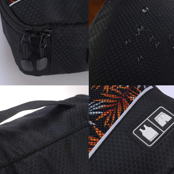 Органайзери для подорожей (8 шт.) - набір сірих та блакитних кубиків для пакування Gepäcktaschen-Organizer