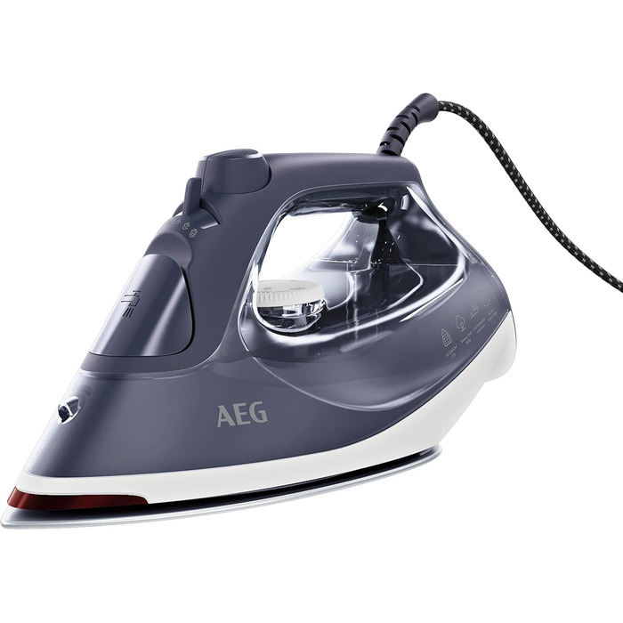 Праска AEG DB 1740LG 110 г/хв, 2400 Вт, керамічна підошва, антикальк, серія 6000, зелено-білий колір