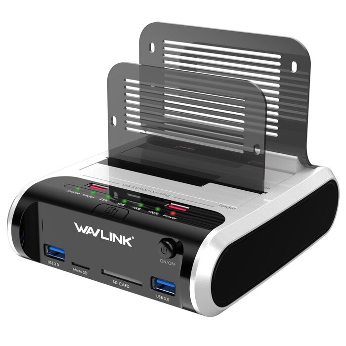 Док-станція для жорстких дисків WAVLINK ST336A з функцією офлайн-клонування для 2.5