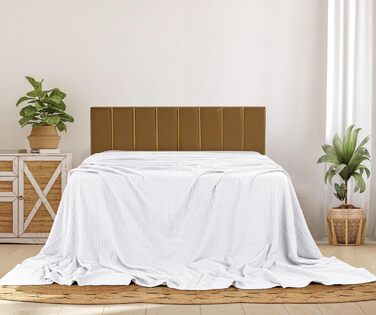 Ковдра Baumwoll Waffeldecke Utopia Bedding 300 GSM, 152x127 см, бавовна, м'яка, дихаюча, для всіх сезонів