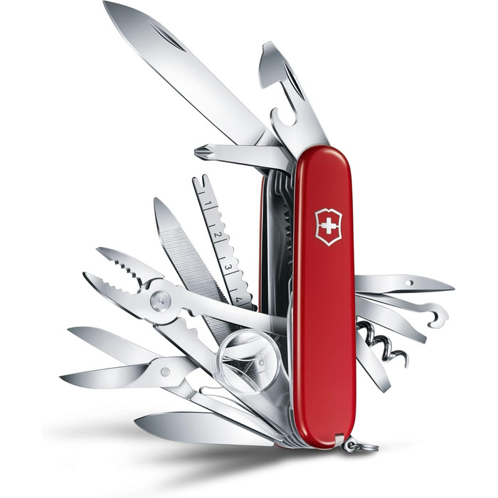 Швейцарський ніж Victorinox Swiss Champ: мультитул з 33 функціями, червоний