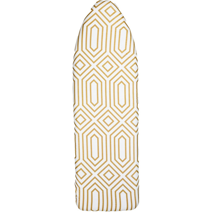 Покриття та підкладка для прасувальної дошки, стійке до нагрівання, еластичне, золотого кольору, бавовна