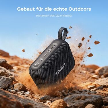 Tribit PocketGo Mini: Водонепроникна Bluetooth колонка IP68, 20 год, зелений