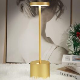 LED-лампа Hapfish на акумуляторі, 8000mAh, з пультом, для столу, нічника, балкону (Золота)