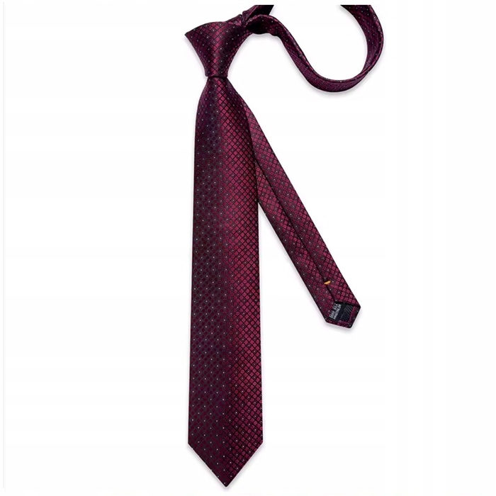 Широка червона краватка Luvu