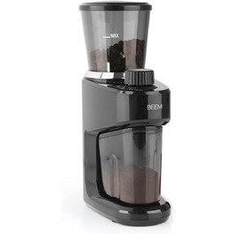 Електрична кавомолка BEEM GRIND-INTENSE 160 г, 15 режимів, конічний сталевий млин, 150 Вт, чорна