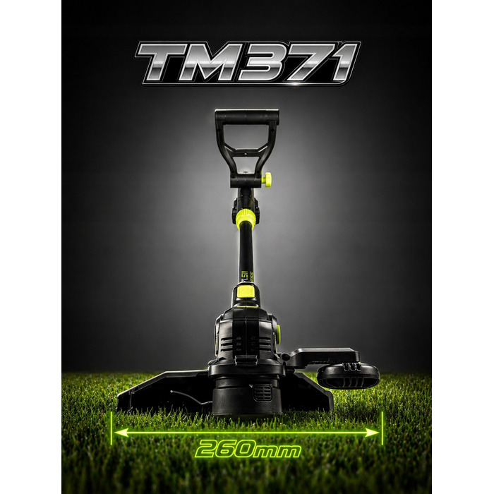 Акумуляторний тример для трави Toolme TM371 (21В) з безщітковим двигуном
