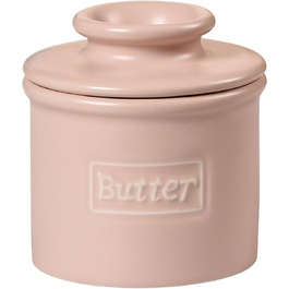 BB-CCSAND The Original Crock by L. Tremain, Cafe Collection-Pale, Bone China, Light Sandalwood, Matte