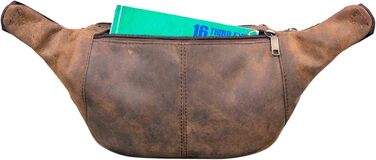 STILORD 'Maverick' - чоловіча/жіноча поясна/наплічна сумка з м'якої шкіри (Colorado, коричнева)