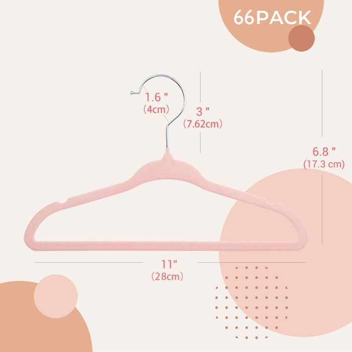 Набір вешалок для дитячого одягу ManGotree з оксамитовим покриттям (30 шт.)