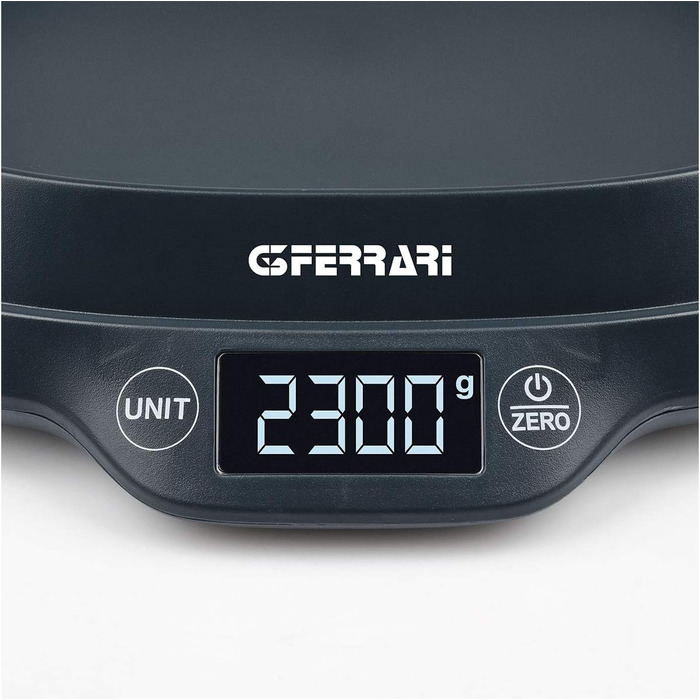 Кухонні ваги Ferrari G20093, пластик, чорний колір