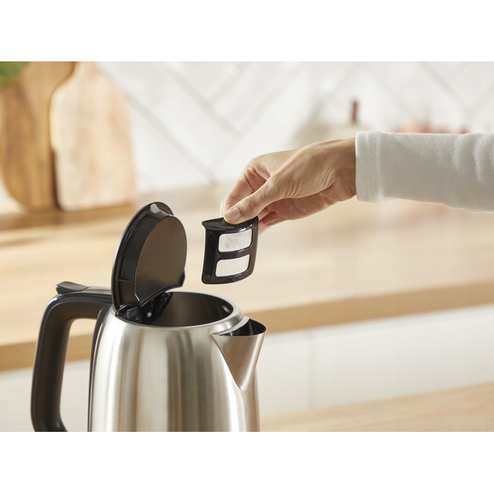Електричний чайник Tefal KO5S0DE0, 2400 Вт, 1,7 л, сріблястий/сірий